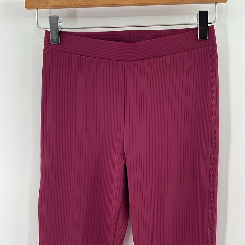 Alo Yoga Women's Ribbed Leggings - Raspberry - Small - Picture 2 of 6